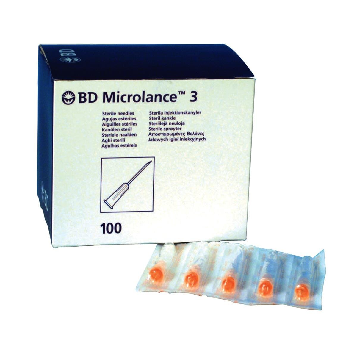 BD Microlance 3 Needle Sterile 25G -5/8" 100pk