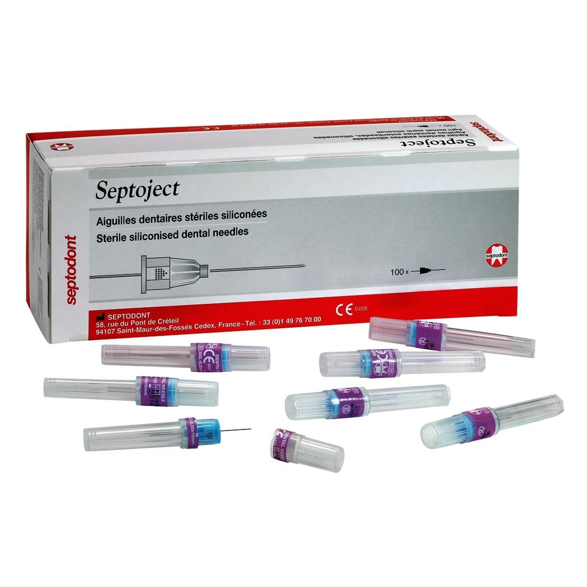 Septoject Needles Plastic Hub 27G Long 100pk