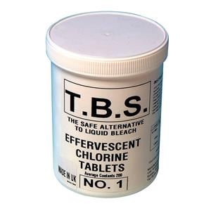 TBS Effervescent Chlorine Tablets 200pk