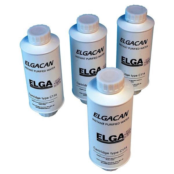 Elga Purified Water Cartridges C114 4pk