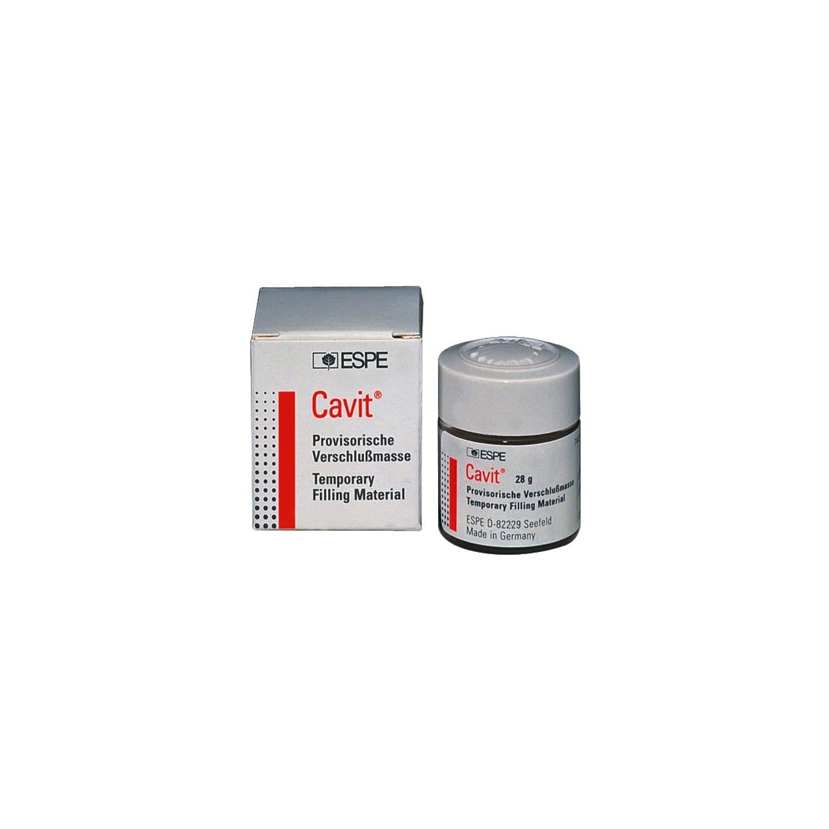 Cavit Temporary Filling Red Hard Jar 28g