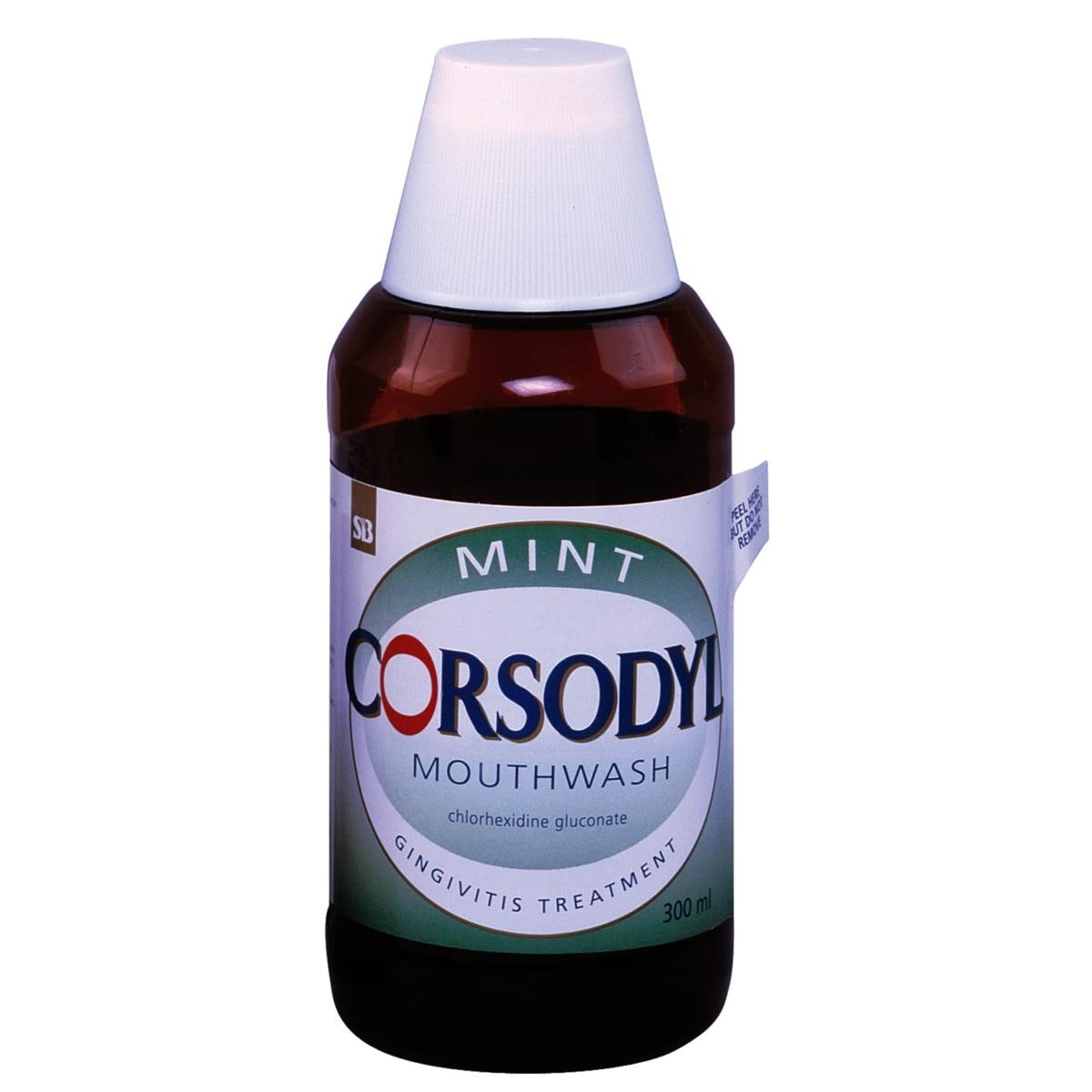 Corsodyl Mouthwash Mint Single 300ml