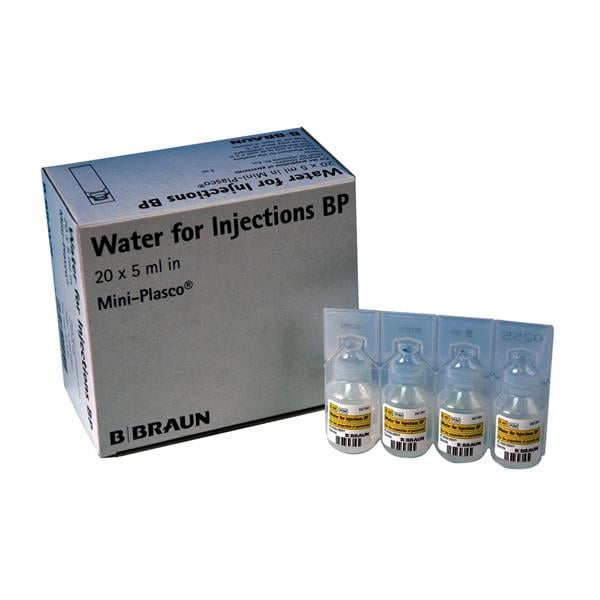Water for Injection Mini-plasco 5ml Ampoule 20pk