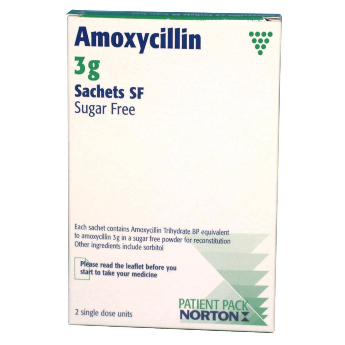 Amoxicillin Sugar Free Sachets 3g 2pk