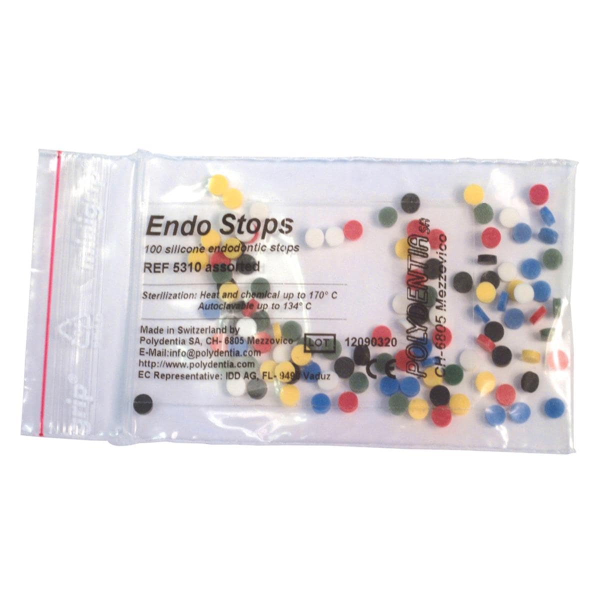 Polydentia Endo Stops Assorted 100pk