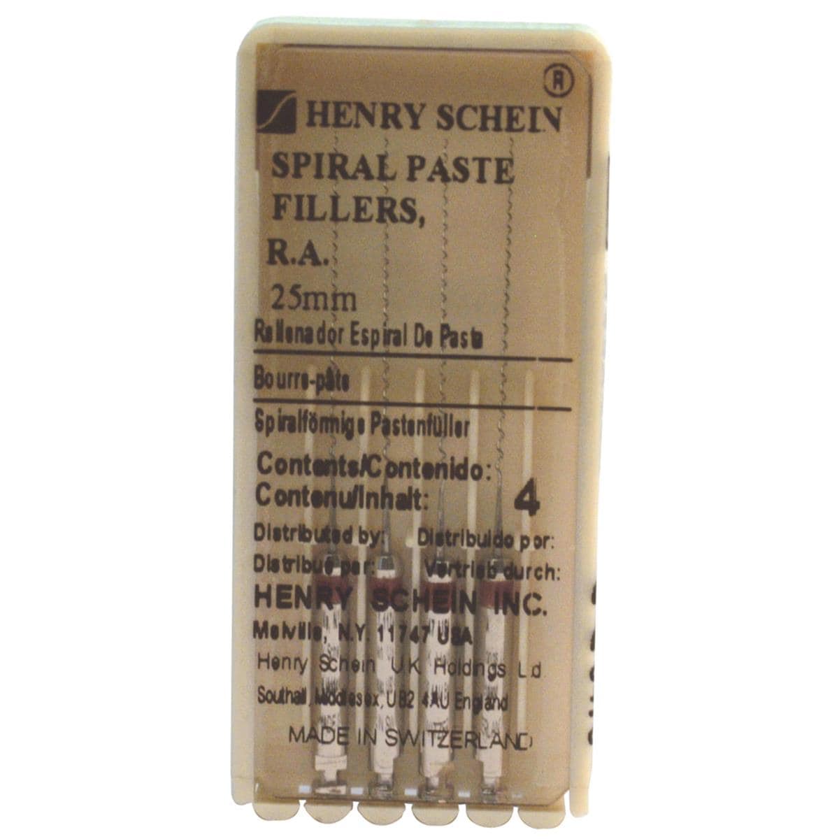 HS Paste Filler 25mm No 1 Red 4pk