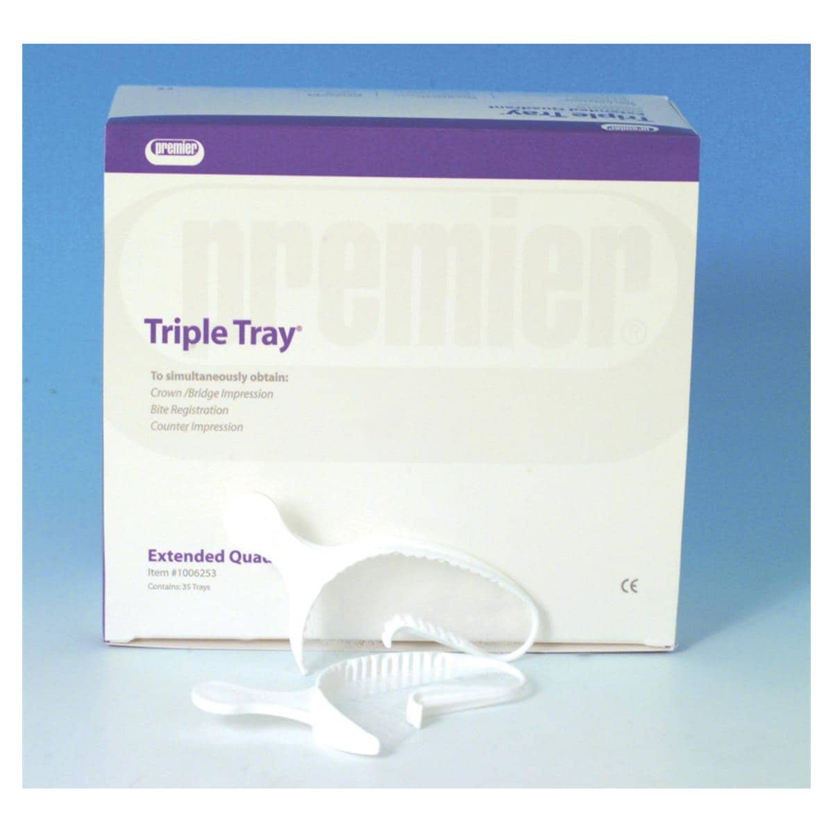 Premier Triple Trays Extended Quadrant 35pk