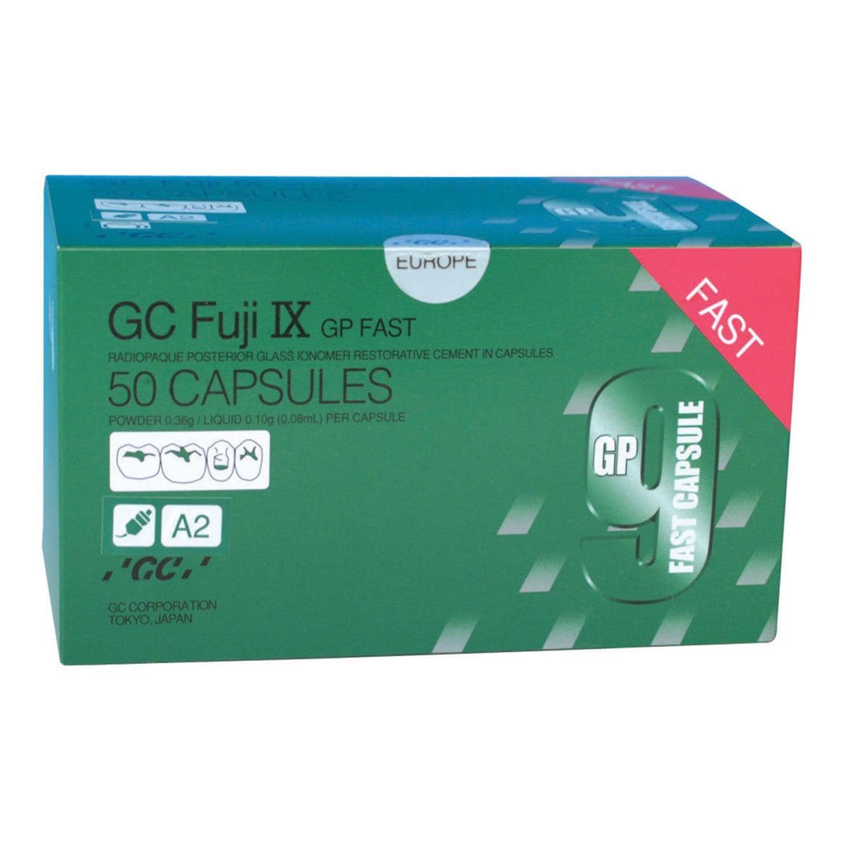 Fuji IX 9 GP GI Capsules Fast A2 50pk