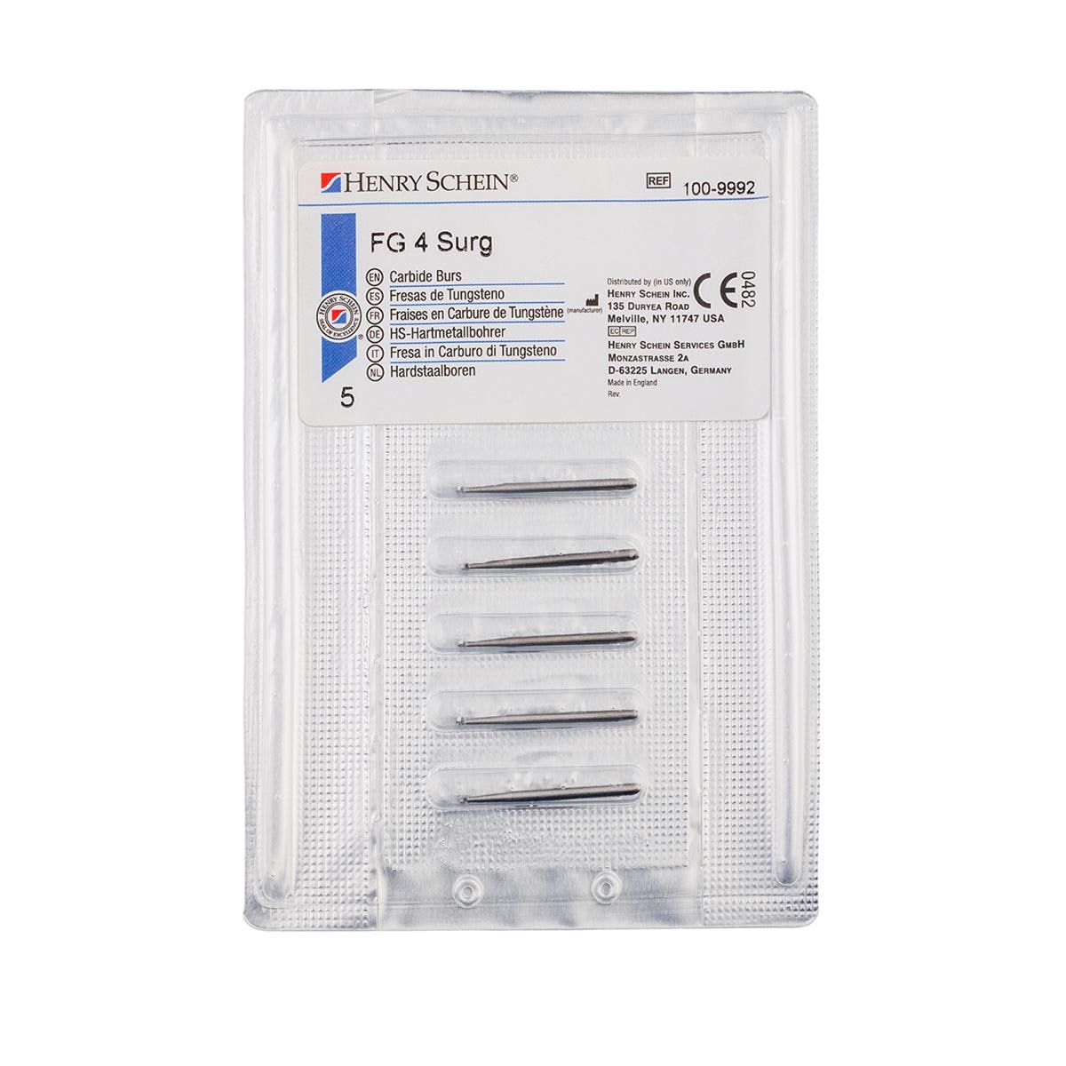 HS Bur TC Surgical FG Round 014 (4) 25mm 5pk