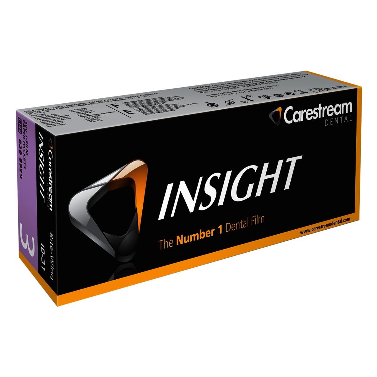 Insight IB-31 Bitewing Film 27x54mm 100pk