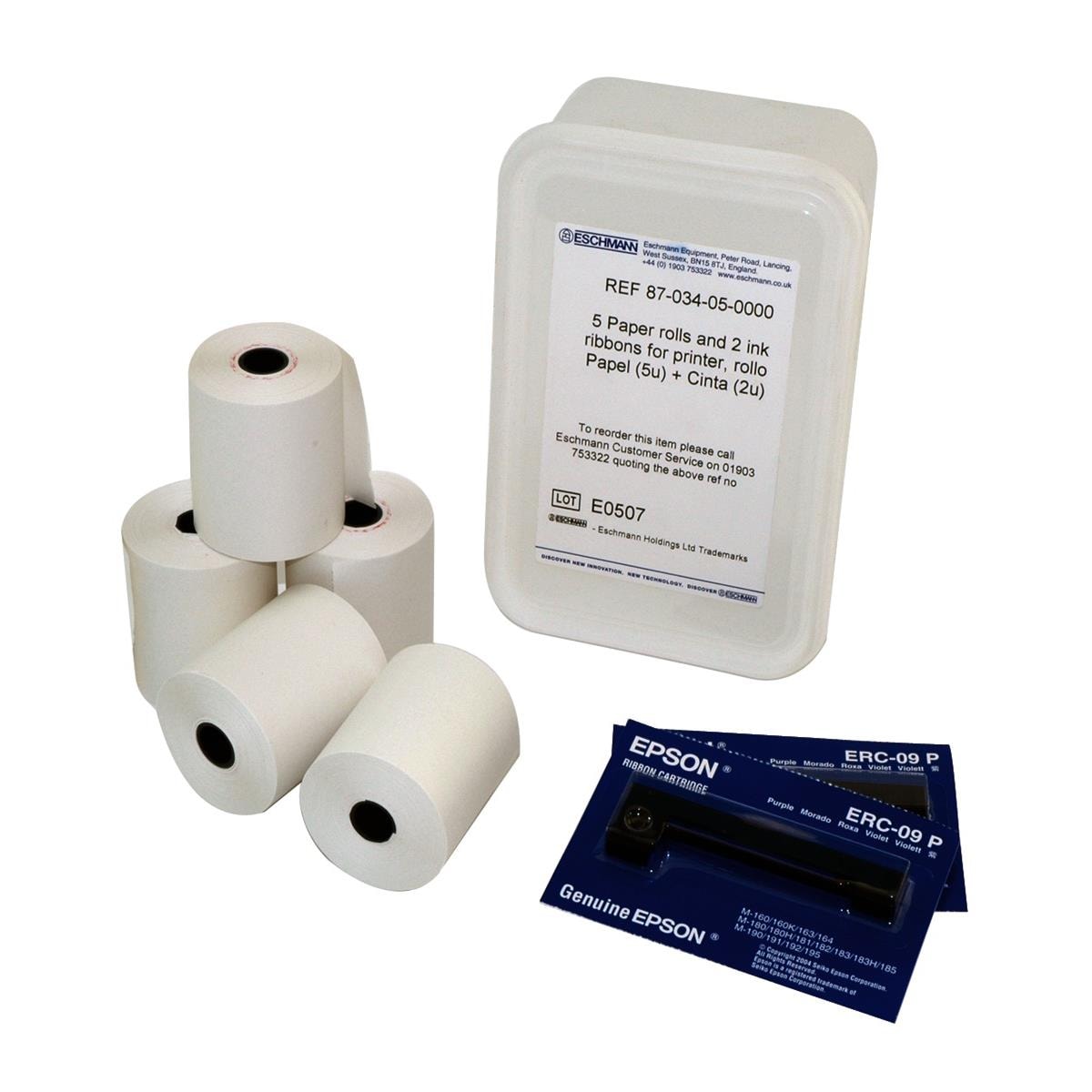 SES Autoclave Paper Rolls 5pk & Ink Ribbons 2pk