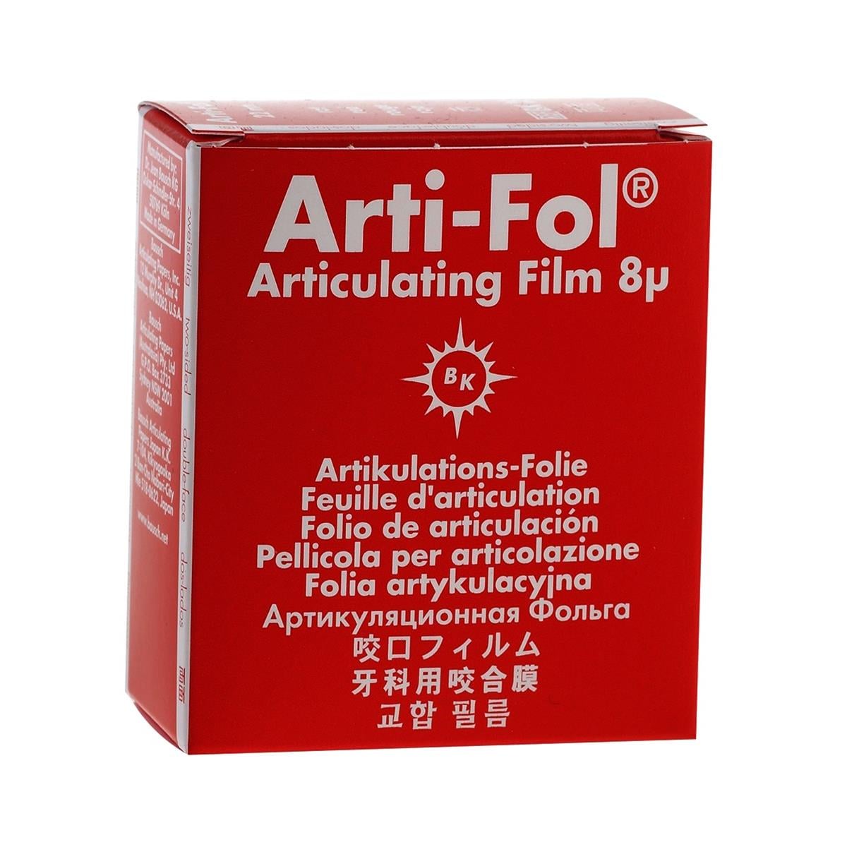 Arti-Fol Red 22mm 2-Sided BK 25 Bausch