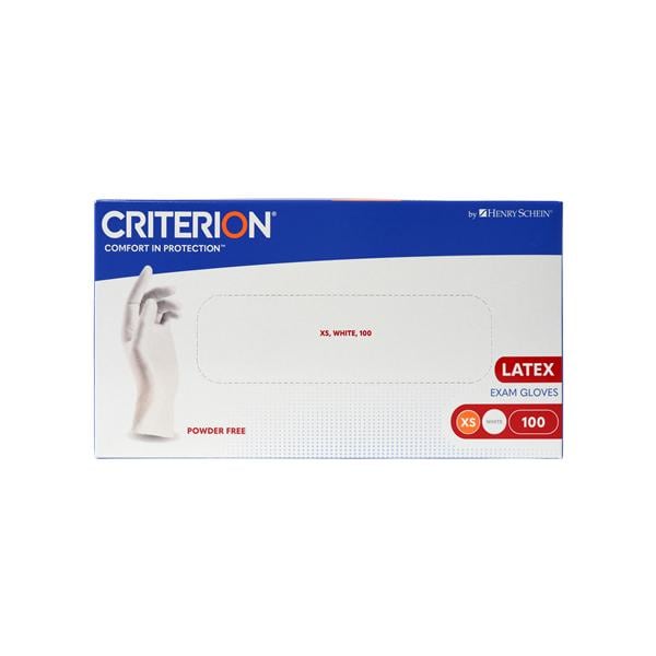 Criterion Gloves Latex Powder-Free X-Small 100pk