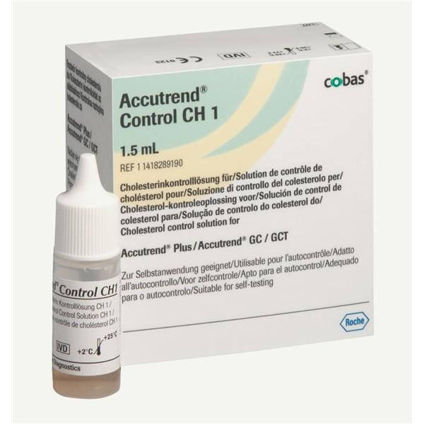 Accutrend Control CH 1 Cholesterol Solution 2.5ml