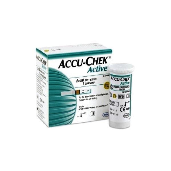 Accu-Chek Active Blood Glucose Strips 50pk