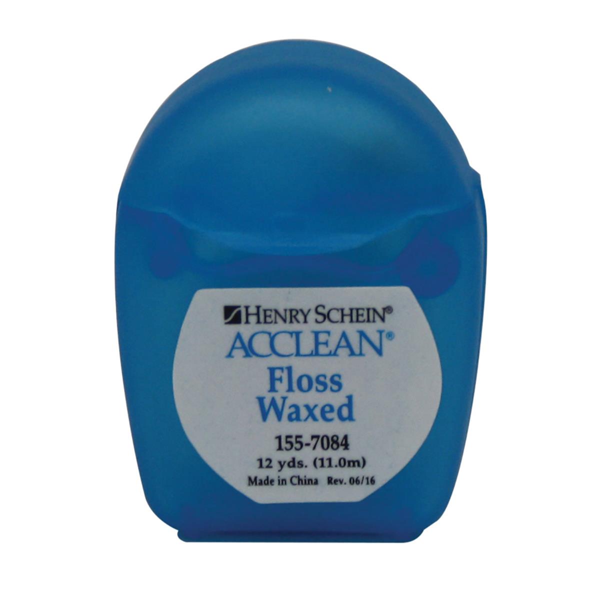 ACCLEAN Dental Floss Waxed 12yd 72pk