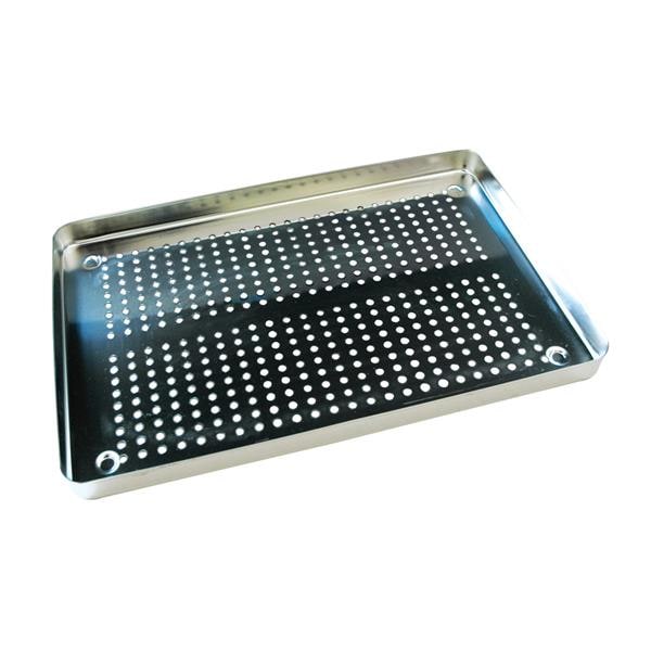 HS Instrument Tray Stainless Steel Perforated Base 18 x 28cm