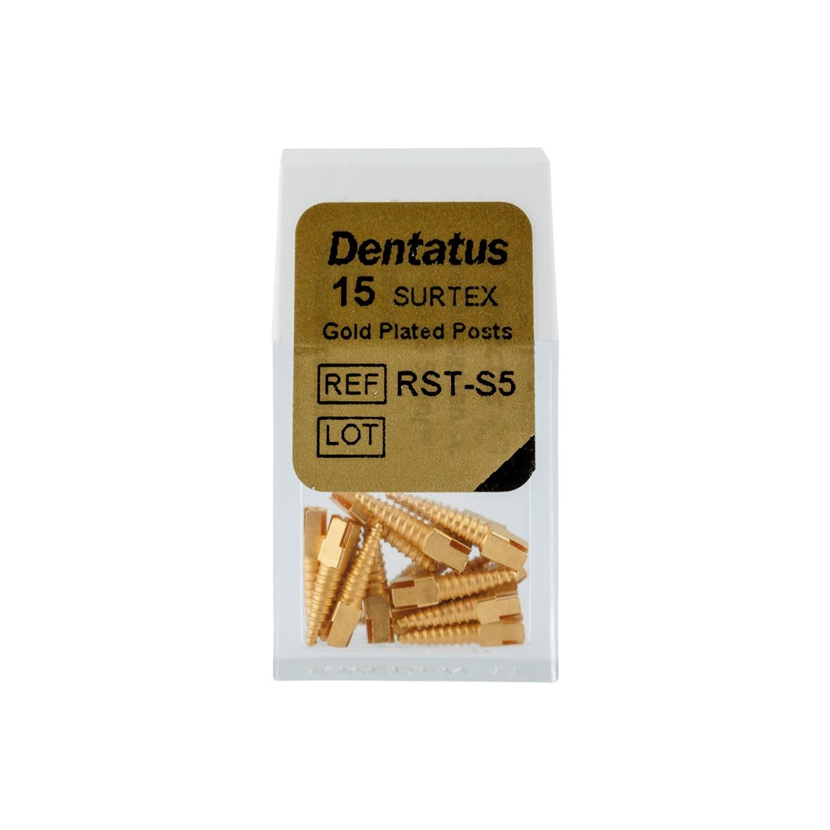 Dentatus Gold Post Size 5 Short 15pk
