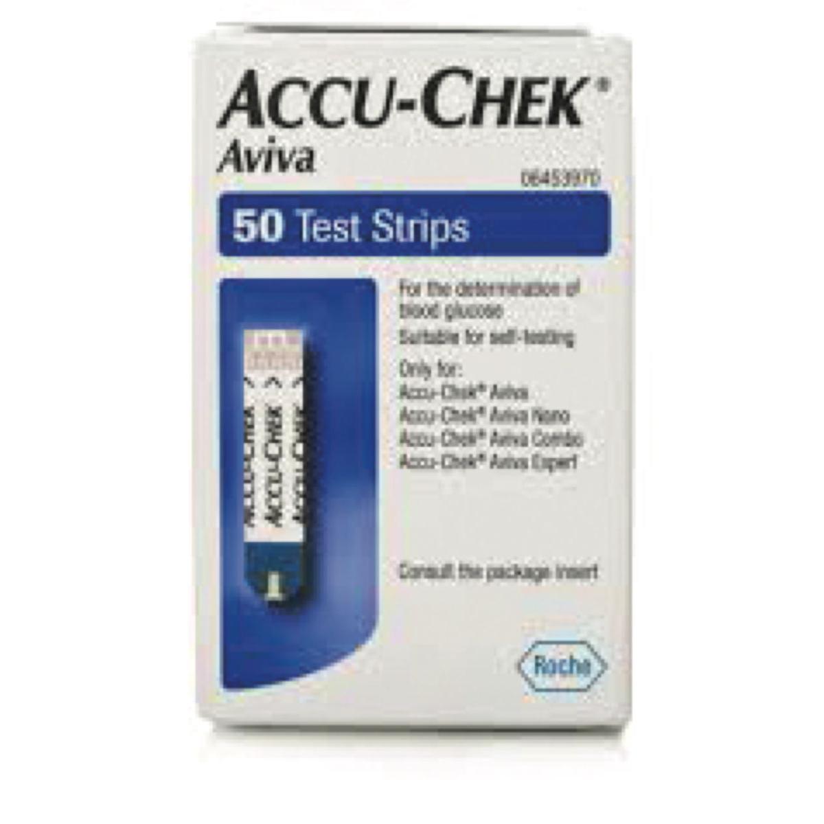 Accu-Chek Glucose Testing Strips 50pk