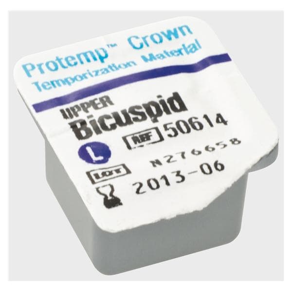 Protemp Crown Material Bicuspid Upper Lrg Kit 5pk