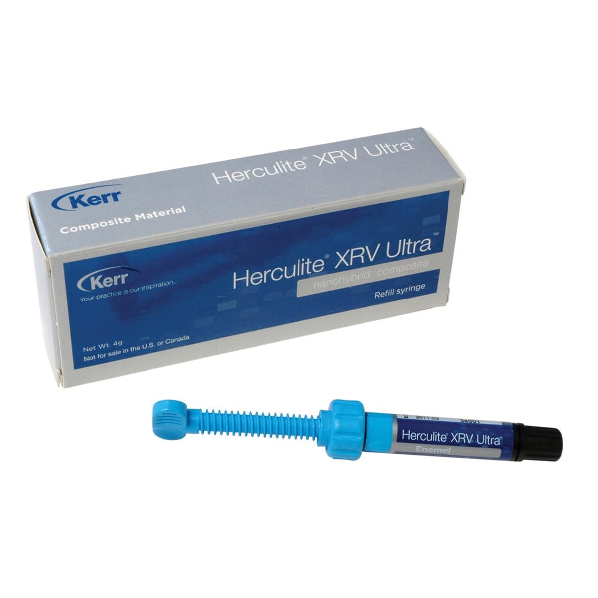 Herculite XRV Ultra Syringe 4g Enamel A4