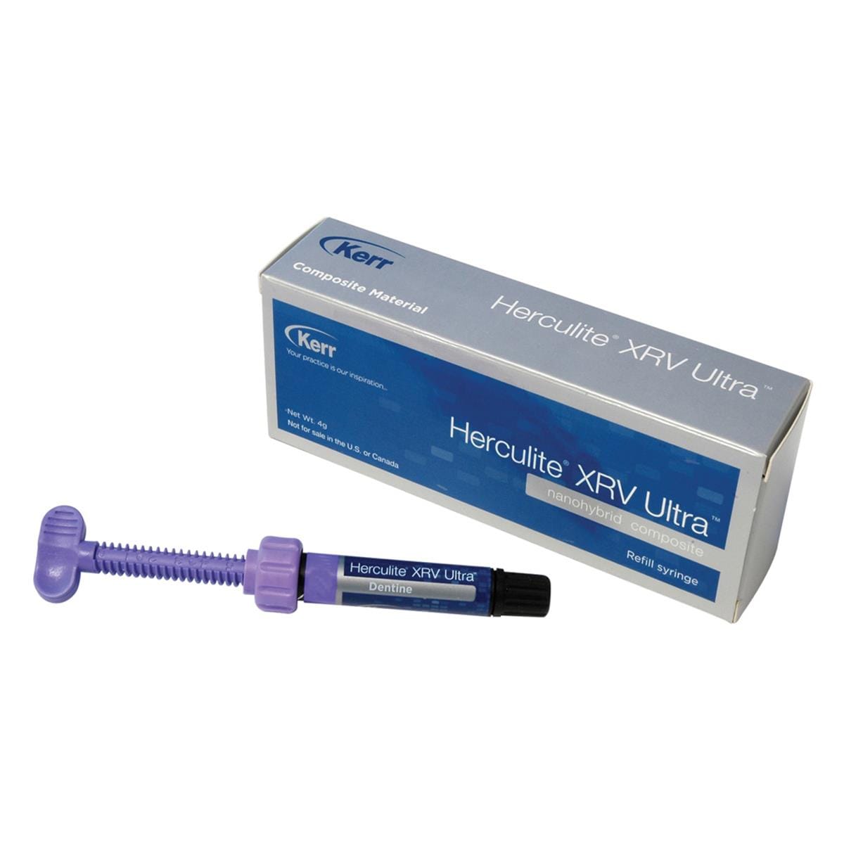 Herculite XRV Ultra Syringe 4g Dentin D2