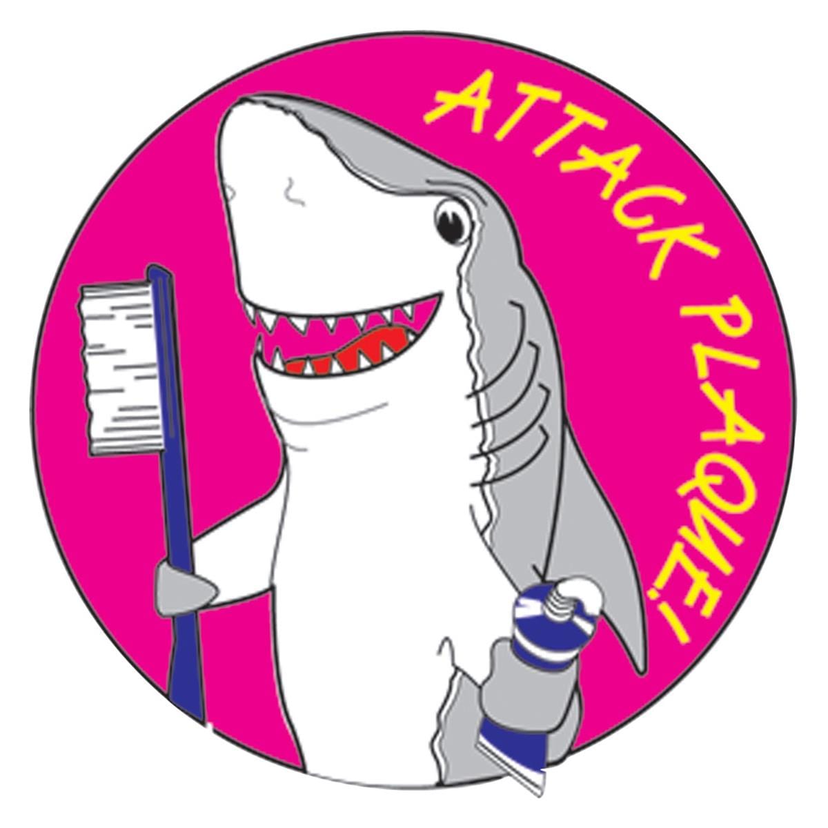 Stickers Attack Plaque 100pk