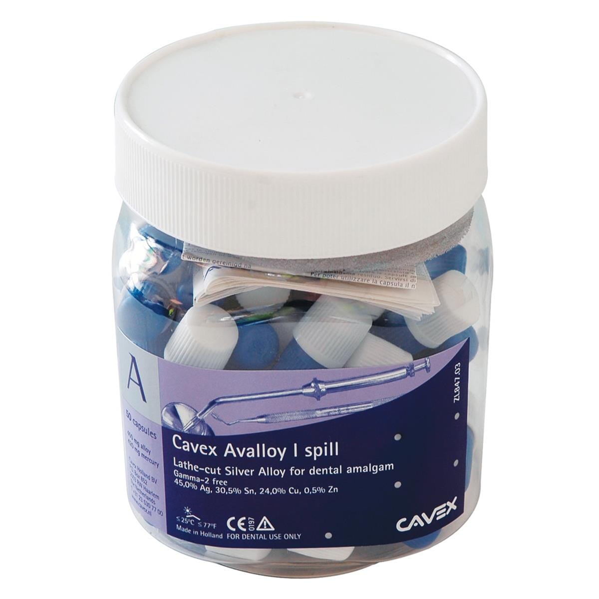 Cavex Avalloy 1 Spill Capsules 50pk