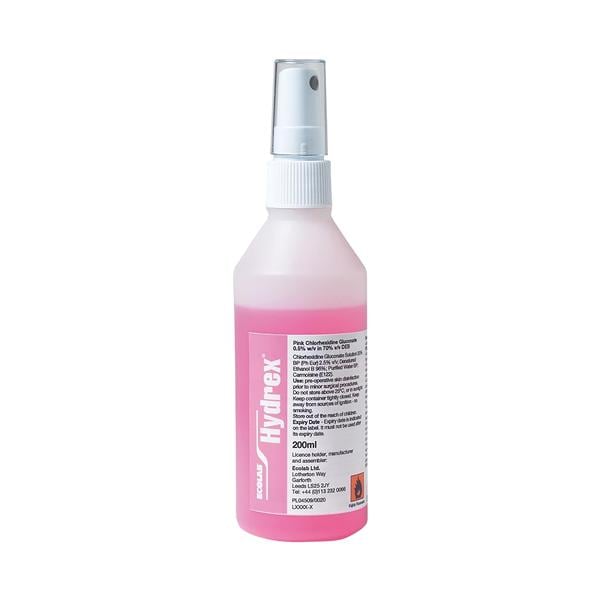 Hydrex Skin Disinfection Solution Pink 200ml