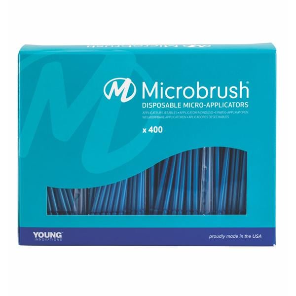 Microbrush Plus Regular Blue 400pk