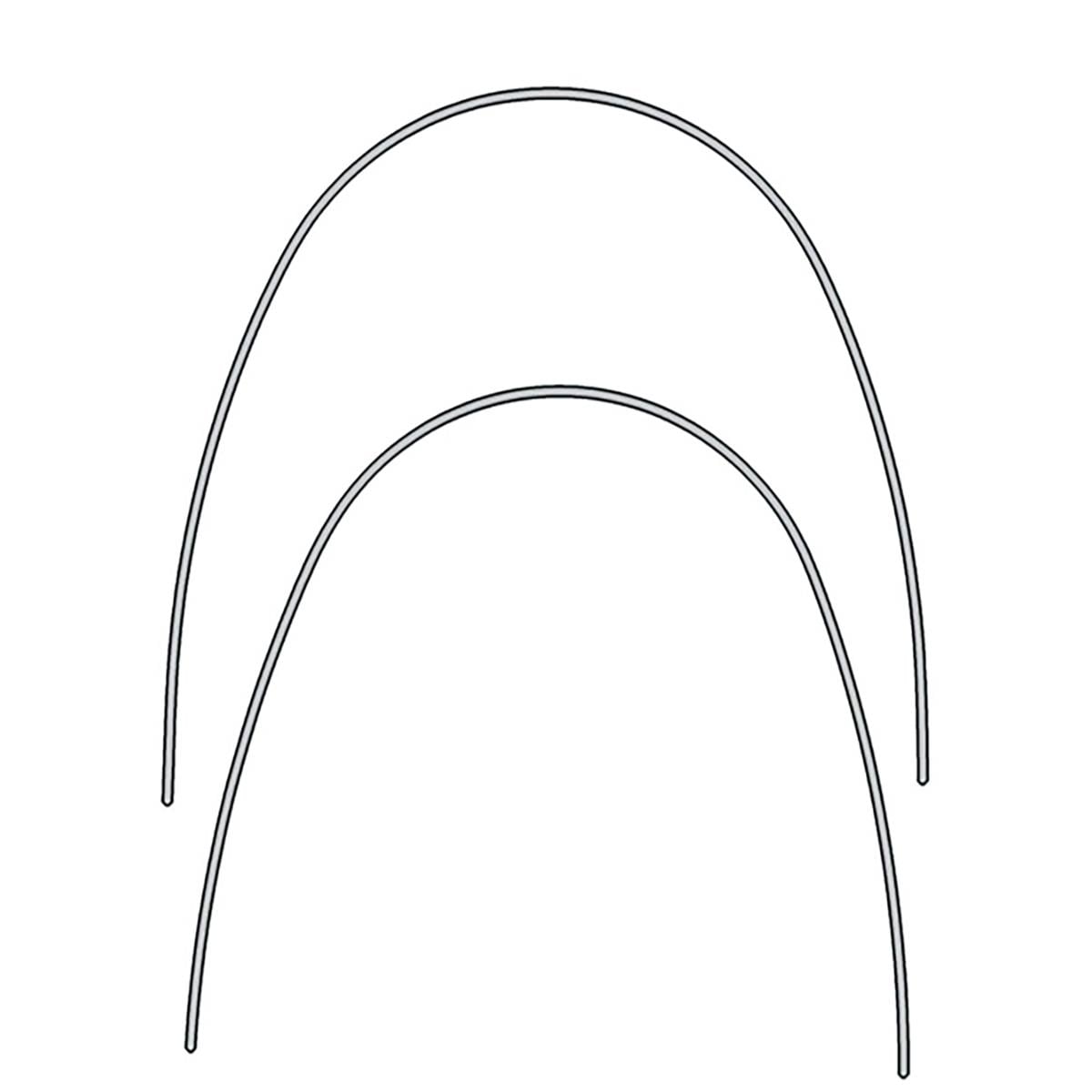 Euroform Archwire NiTi Super Elastic Lower .016 x .022 10pk