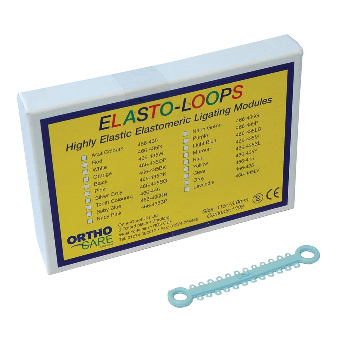 Elast-O-Loop II Ligating Modules Light Blue