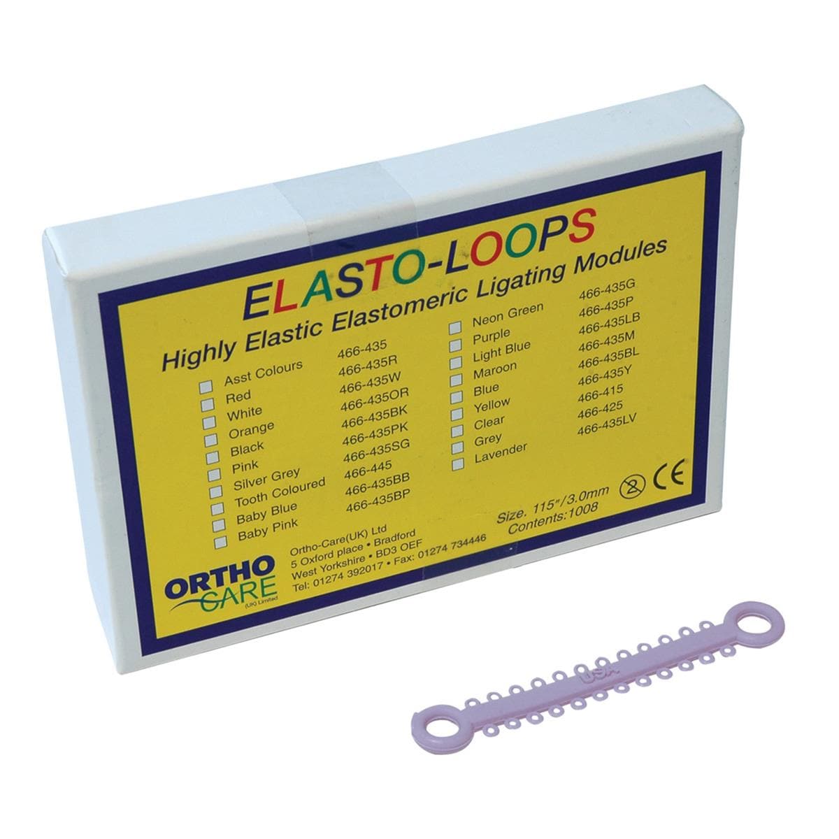 Elast-O-Loop II Ligating Modules Lavender