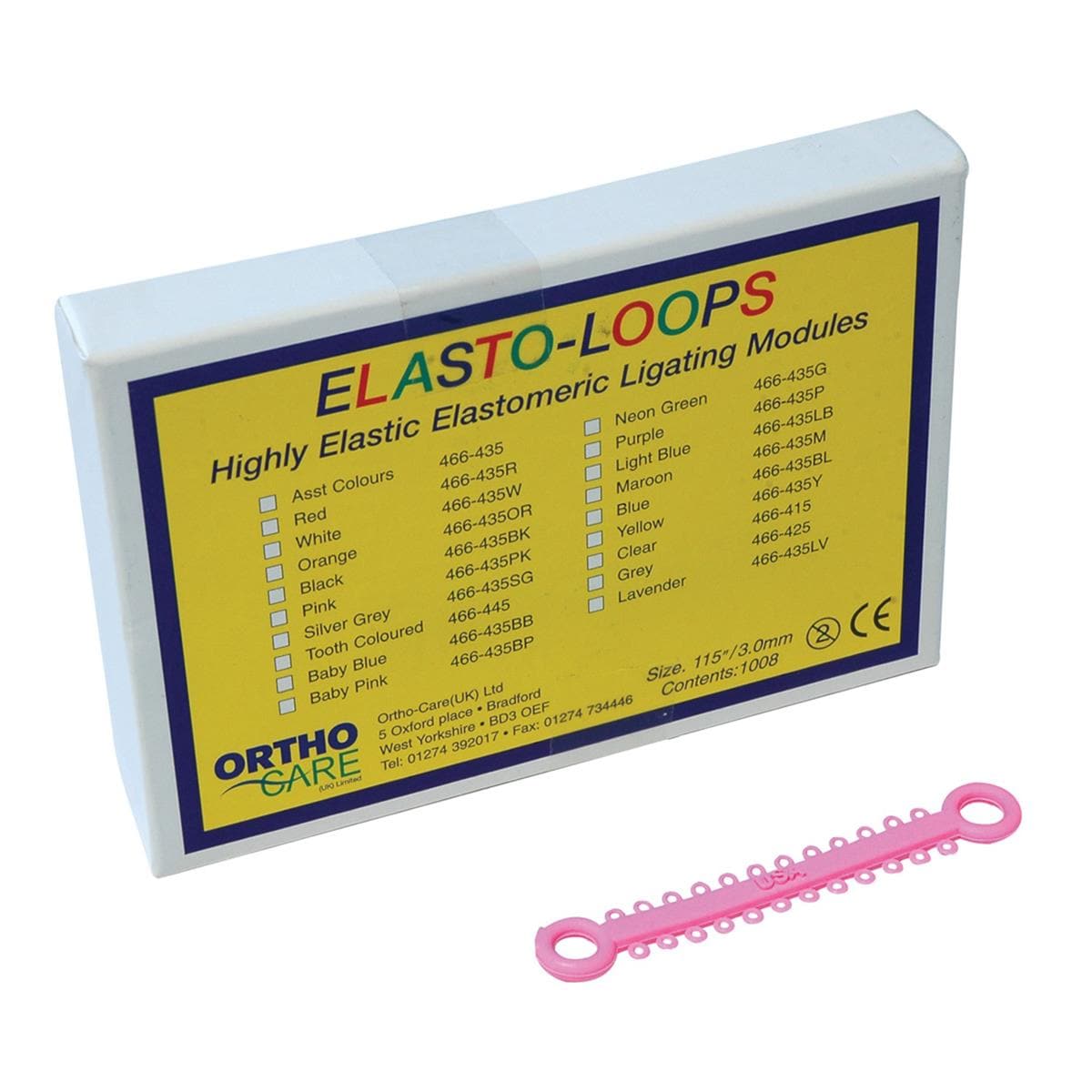 Elast-O-Loop II Ligating Modules Pink