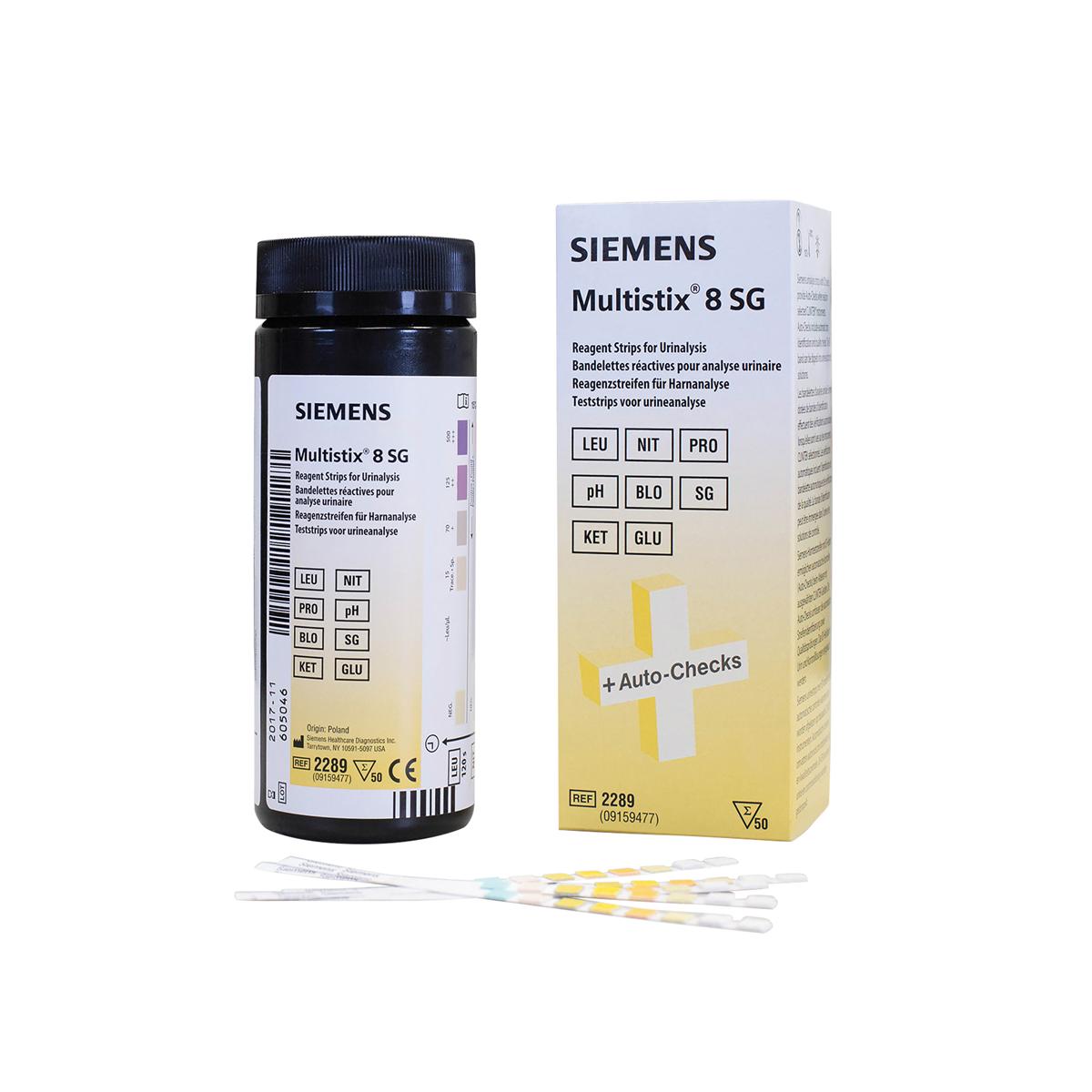 Siemens Multistix 8 SG Reagent Strips 100Pk