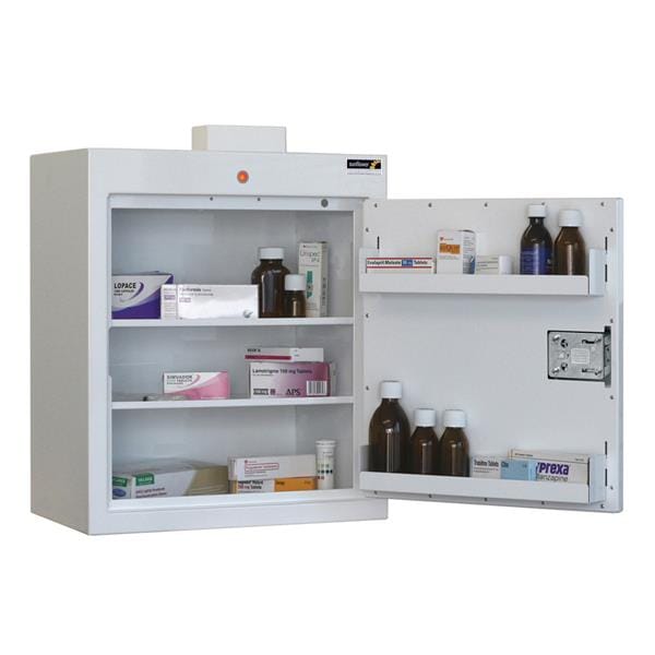 Controlled Drug Cabinet 2 Shelves/2 Tray/1 Door 550 x 500 x 300mm