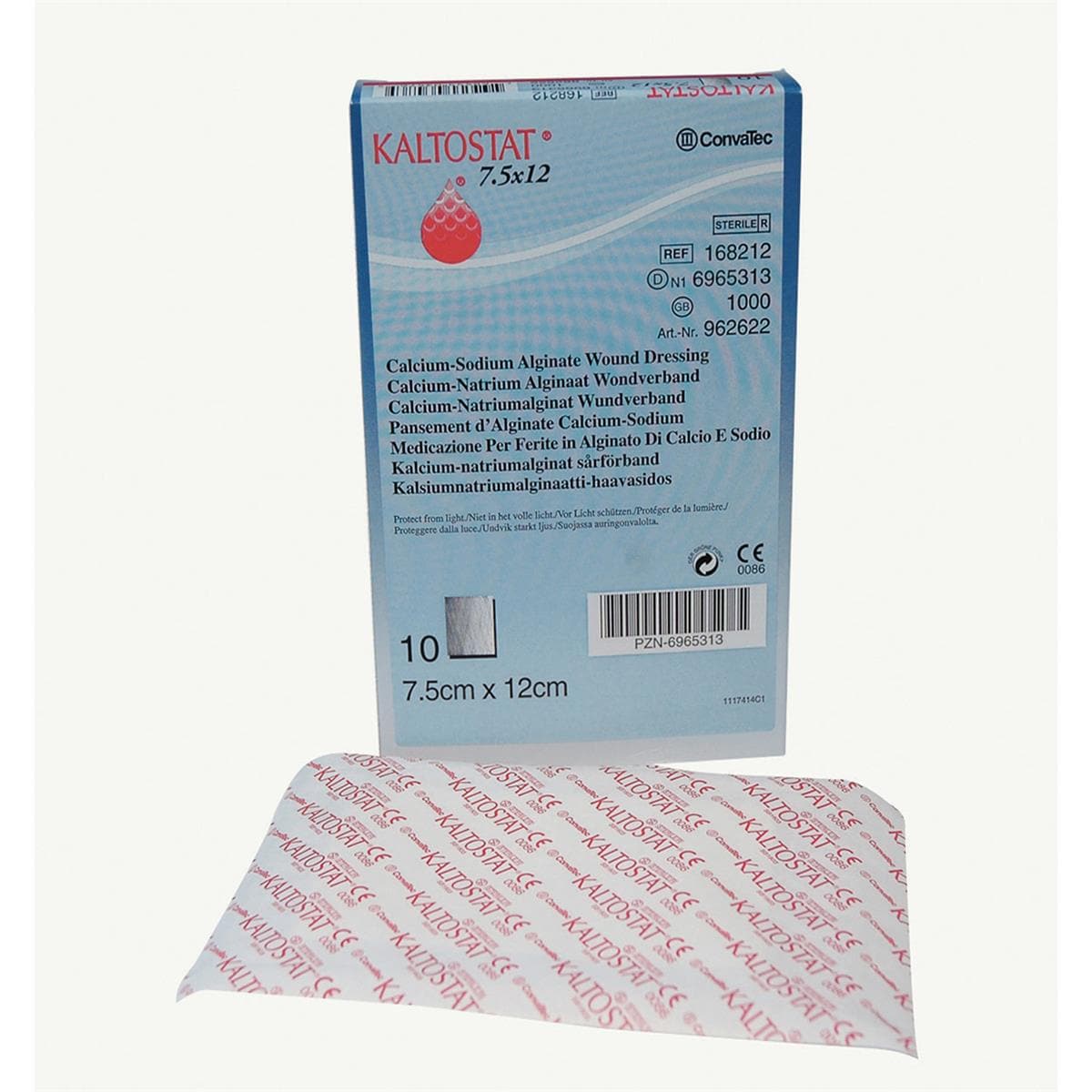 Kaltostat CA Alginate Dressing 10cm x 20cm 10pk