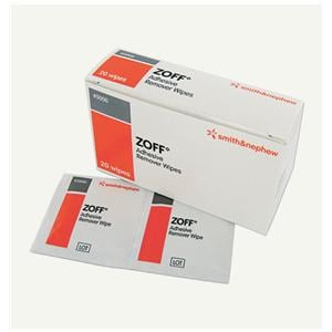 Zoff Adhesive Remover Wipes 20 x 10pk