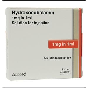 Hydroxocobalamin B12 1mg/1ml 5pk