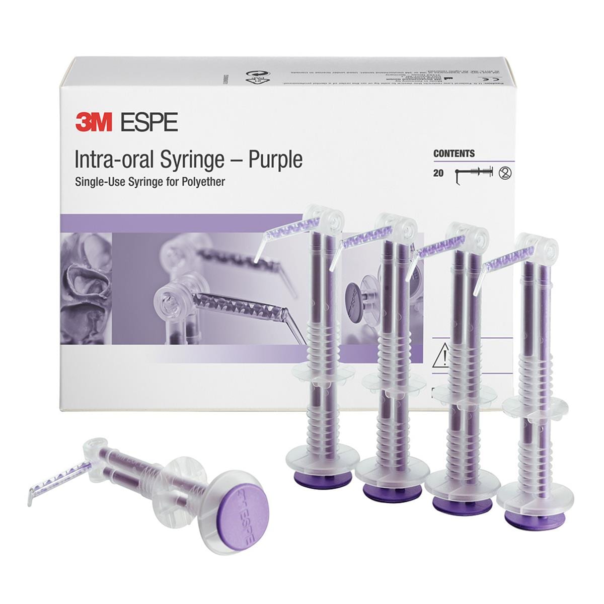 Intraoral Syringe Purple 20pk