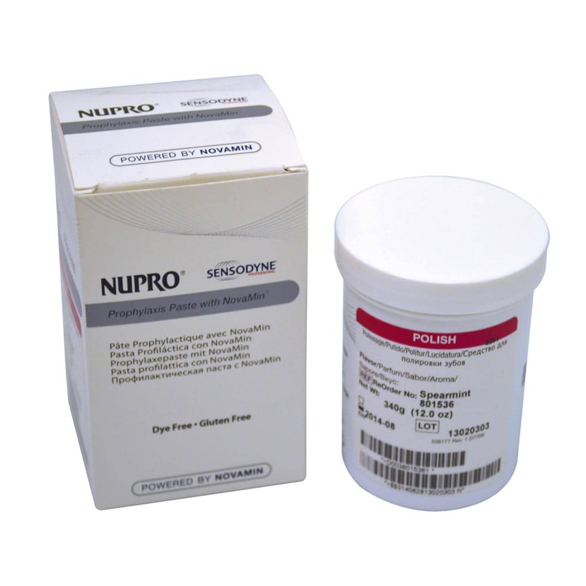 Nupro Sensodyne Jar 340g Spearmint Polish