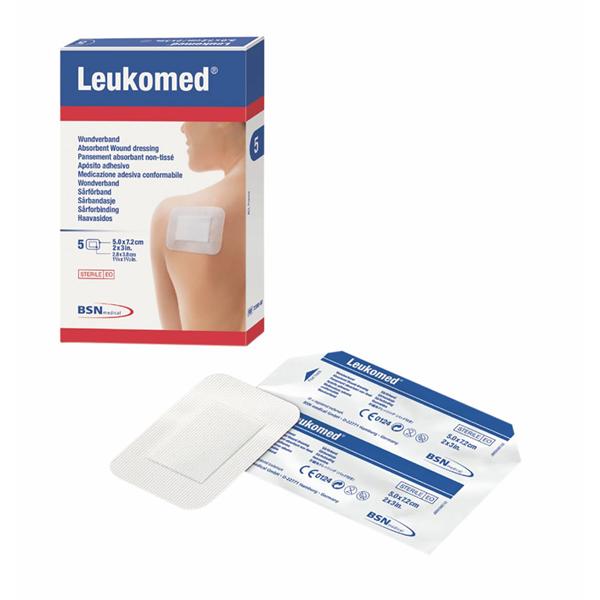 Leukomed Non Woven Dressing 7.2 x 5cm 50pk