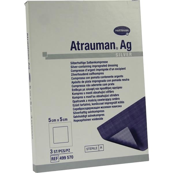 Atrauman AG Dressing 5 x 5cm 10pk