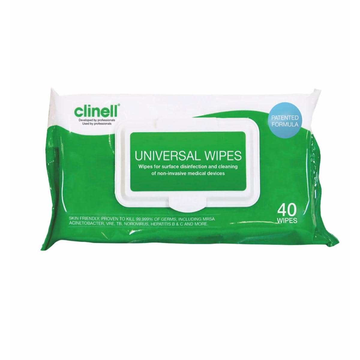 Clinell Universal Sanitising Wipes 40pk