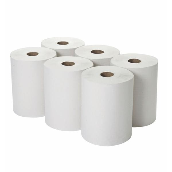 Enigma Continuous Roll Towel 1-ply White 6pk