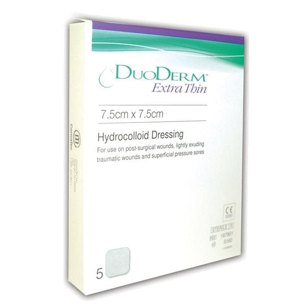 Duoderm Extra Thin Dressing 7.5 x 7.5cm 5pk