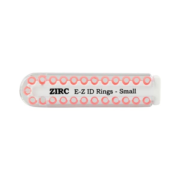 E-Z ID Rings Small Vibrant Pink 25pk