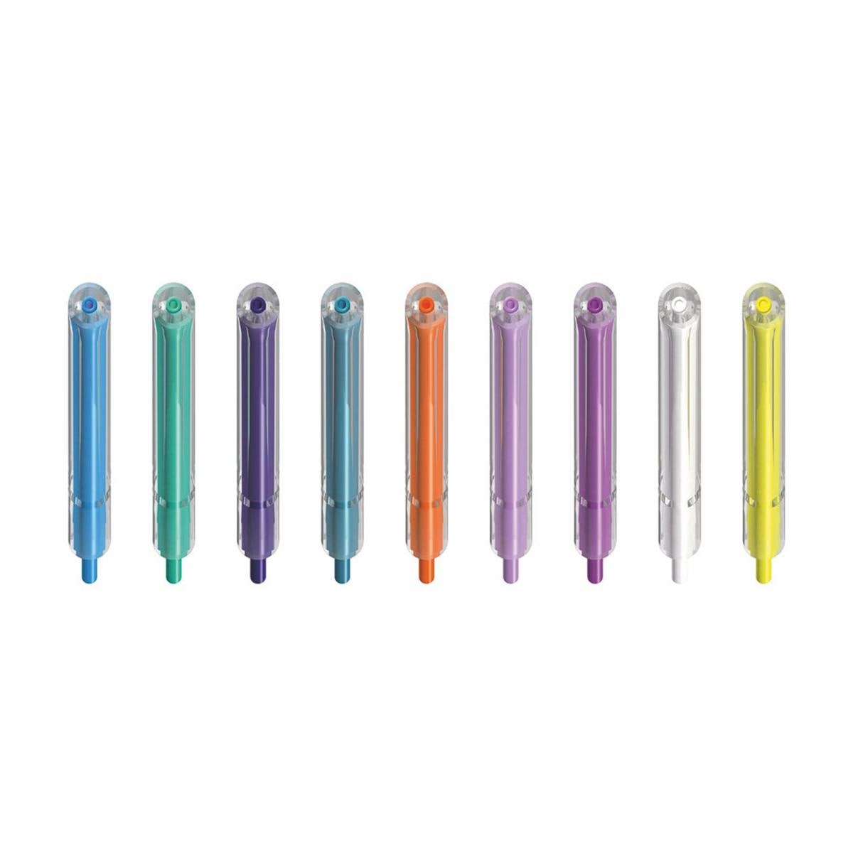 Crystal Tips HP 65mm Rainbow Asst 1500pk