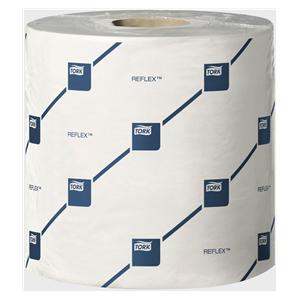 Tork Reflex Wiper Rolls 2-ply Centrefeed White 6pk