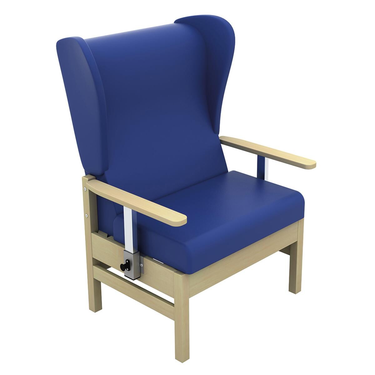 Atlas Bariatric High Back Armchair With Wings Vinyl Primrose